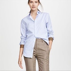 R13 shirt with stripes,  leopard